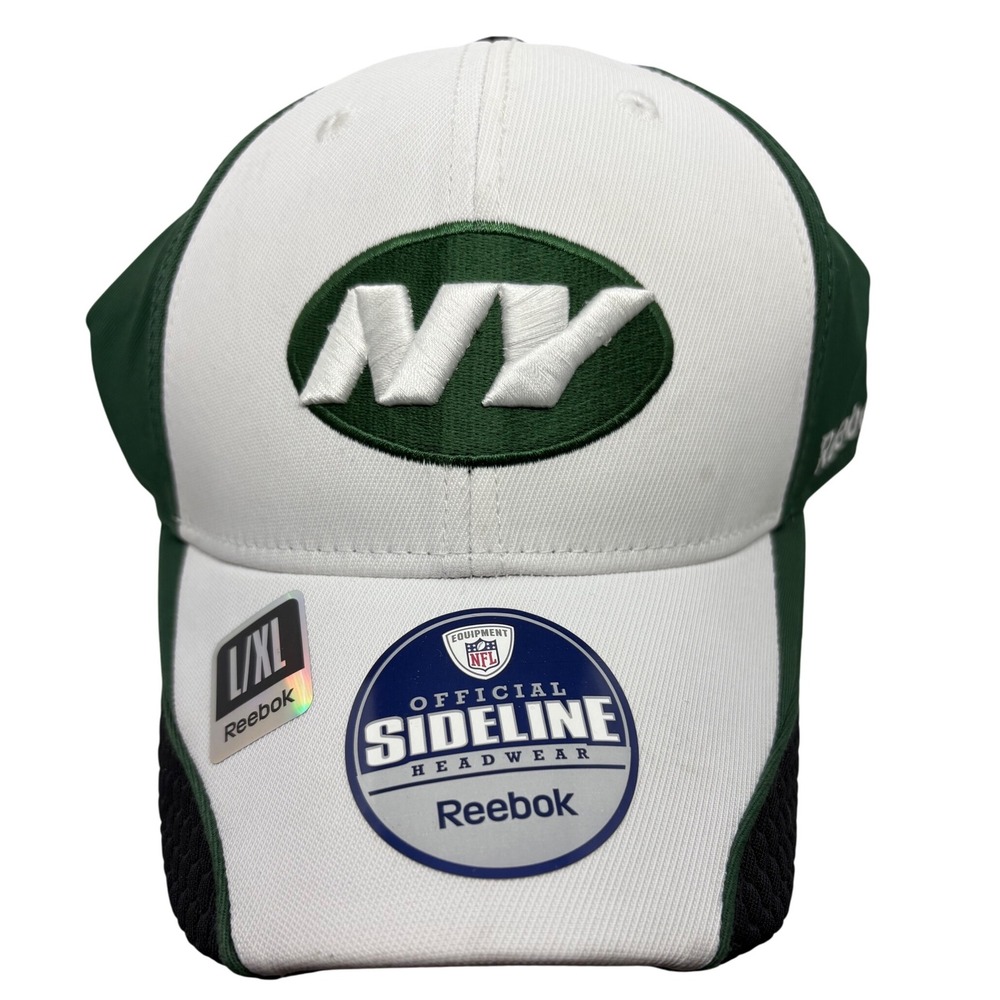 New Embroidered Reebok‎ NFL New York Jets Hat Sideline Headwear L/XL